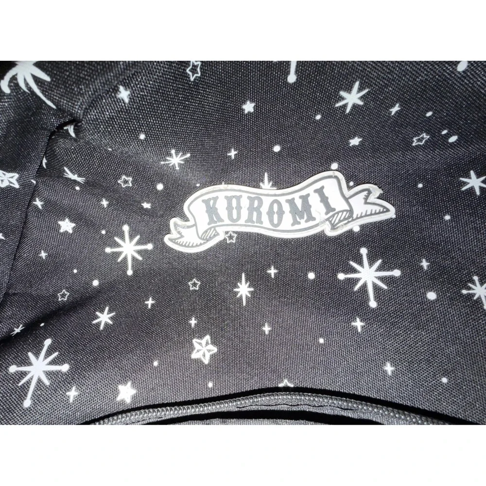 Sanrio Kuromi Backpack Kids Black‎ Good Starry Celestial School Bag